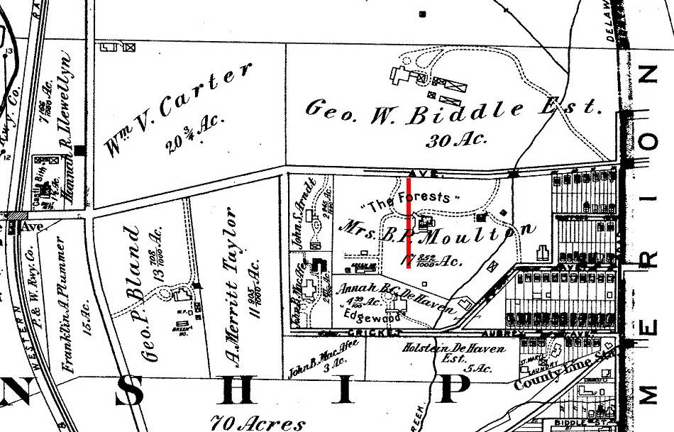 Maps of Berkely Road Area, Ardmore, PA 18812006